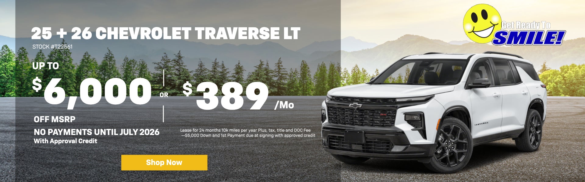 2025 and 2026 Chevrolet Travese