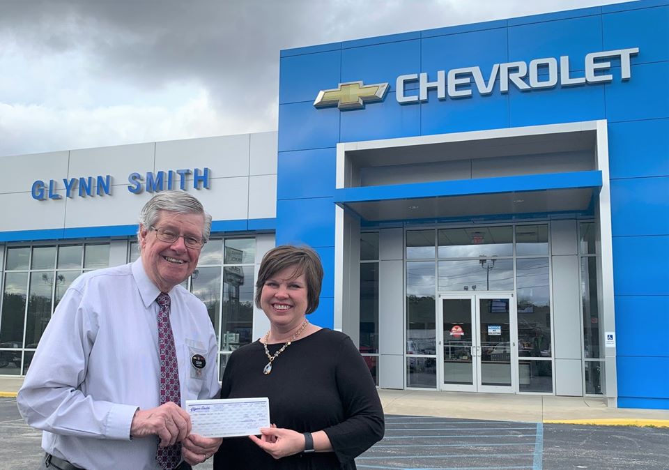 Standing Out Front of Glynn Smith Chevrolet Dealership