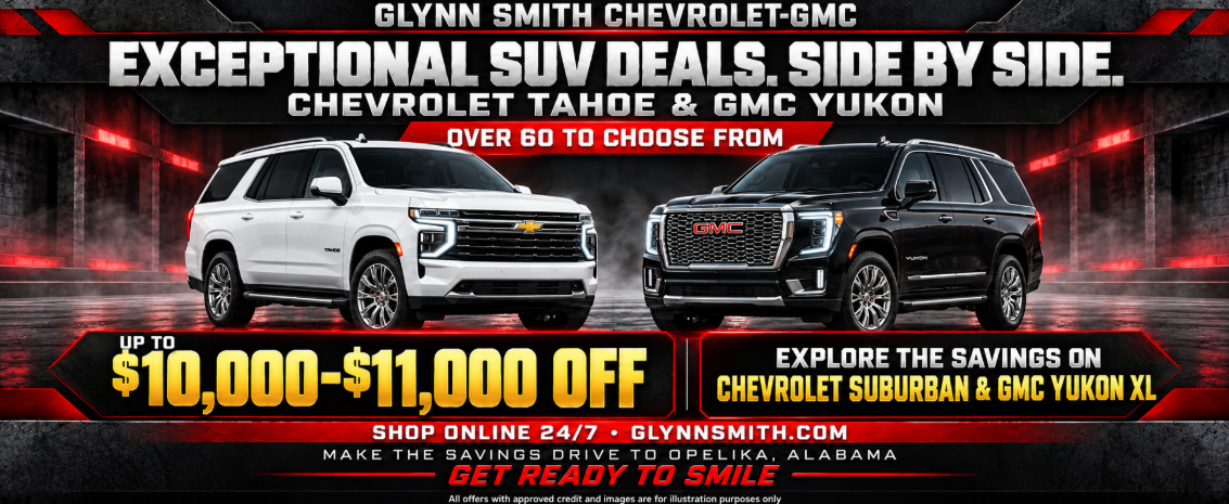GREAT SUV DEALS SIDE BY SIDE